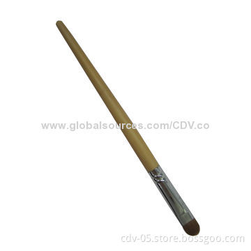 Eye Shadow makeup brushes, made of original bamboo handle and aluminum ferrule with synthetic hair